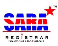9001-2015, 13485-2016 SARA logo Rev 12019