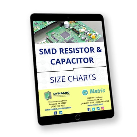 Matric Group | SMD Resistor & Capacitor Size Charts