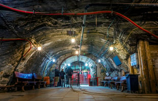 Energy Industry - technology inside a mine